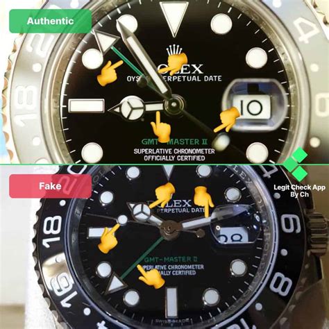 rolex gmt real vs fake|rolex vs real.